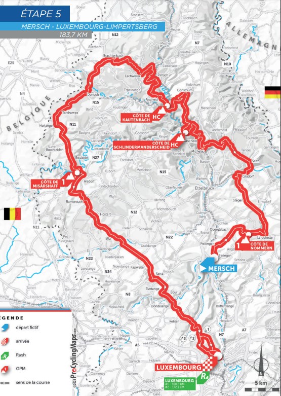 Stage 5 map